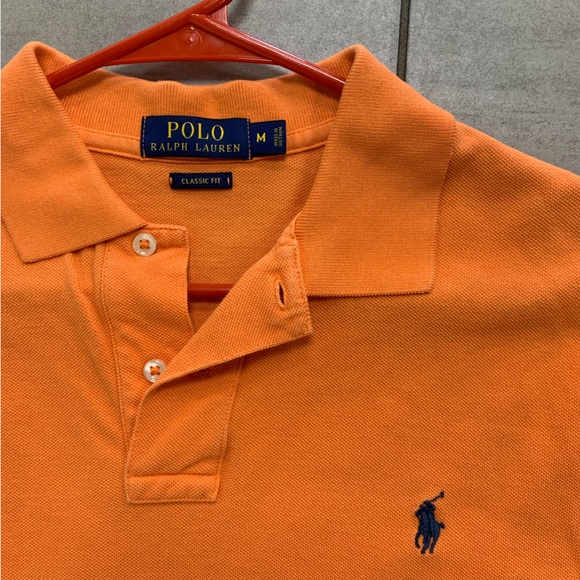 Men’s Ralph Lauren Polo orange shirt - Picture 2 of 4